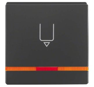 Адаптер для выключателя гостиничных карт Anth/sa, оранжевая линза - кнопка выключателя...