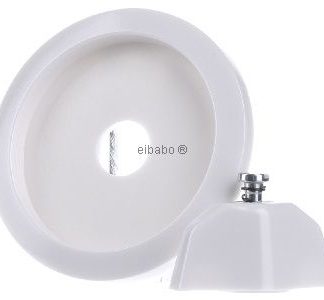 Центральная пластина переключателя Polar White-GL - Белая накладка на переключатель/кнопку 1647