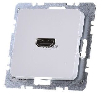 Разъем VGA с клеммами, белый — базовый элемент с центральной крышкой 3315411909