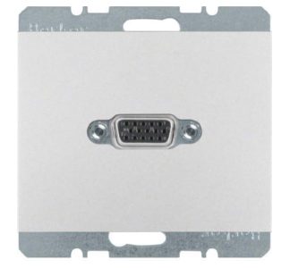 Алюминиевый VGA-разъем с винтовыми клеммами — базовый элемент с центральной крышкой 3315...