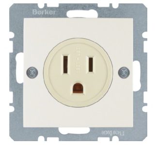 Защитный контакт вилки S.1, белый - Розетка 41668982