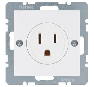 Защитный контакт белой вилки S.1 - Розетка (41668989)