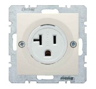 Защитный контакт вилки S.1, белый - Розетка (41688982)