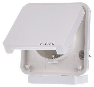 Вставка для розетки Schuko, белый цвет - Электрическая розетка 47063512