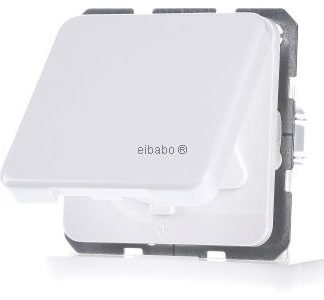 Розетка Schuko белого цвета с откидной крышкой - Электрическая розетка 471609