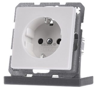 Розетка Schuko Polar White Velvet - Электрическая розетка 47236089