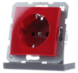 Розетка SCHUKO красная/светлая - Вилка 47438912