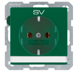 Сокет SCHUKO с полем описания - Сокет (47506013)