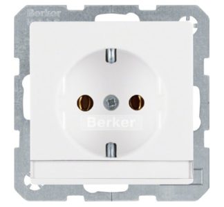 Розетка SCHUKO pws/velvet с полем описания - Вилка 47506089