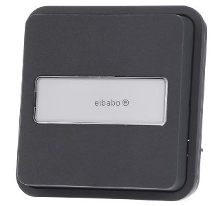 Вставка кнопки с качающимся механизмом, светло-серый - Однополюсный (НО) контакт кнопки, серый 50413515