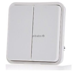 Вставка для кнопки Double Polar White Series - Нажмите кнопку 2, чтобы контакты (NO) стали белыми 5...