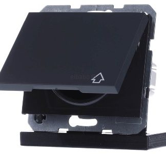 Розетка с защитным контактом и откидной крышкой - Розетка (6768777106)