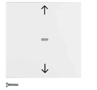 Кнопка управления рулонными шторами Polar, белая матовая - 85241188