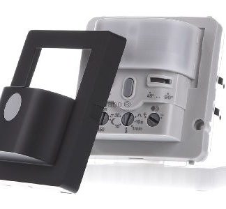 ИК-датчик движения для комфорта, 2,2 м, антрацитовый бархат - система KNX, датчик движения 45...90°, антрацит 8534...