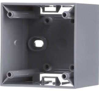 Корпус для поверхностного монтажа, однослойный, серый 911512507