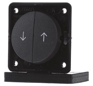 Переключатель Jal., матовый антрацитовый, со стрелкой - 1-полюсная кнопка рольставни 9365...