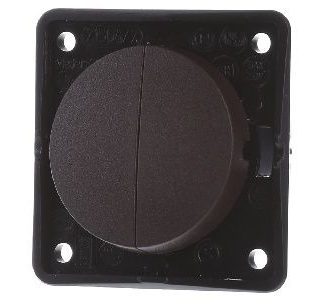 Коричневый тумблерный переключатель с винтовыми клеммами - Коричневый встроенный последовательный переключатель 936552501