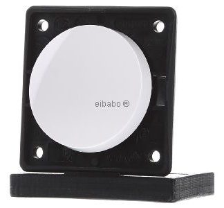 Переключатель-качелька Polar белого цвета с винтовыми клеммами - однополюсный (НО) кнопочный, белый 93671...