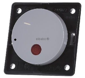 Тумблерный переключатель серого цвета с красной линзой - двухполюсный встроенный переключатель серого цвета 93752...