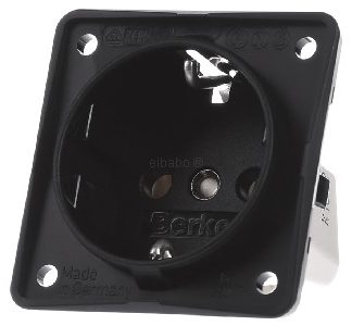 Черная розетка MOBIL R - Электрическая розетка 9418505