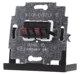 Распределительная коробка для колонок, двухполосная, черная - Базовый комплект колонок 0248/05-101