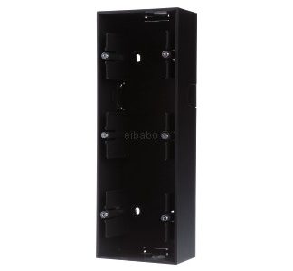 Трехпозиционный корпус для поверхностного монтажа, матовый черный - Трехпозиционный корпус для поверхностного монтажа, черный 1703-885