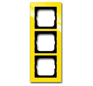 Тройная желтая рамка 1723-285