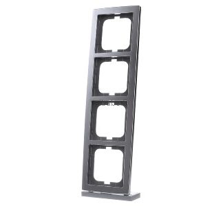 Четырехсекционная матовая хромированная рама 1724-80