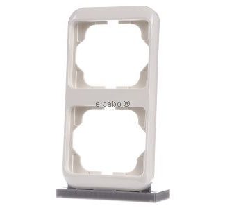 Рамка с двойным сложением цвета слоновой кости/белого, вертикальная, альфа-канал - белая рамка с двумя секциями 1732-22G