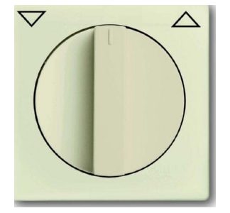 Диск центральной жалюзи цвета саванны/слоновой кости с поворотной ручкой, 1740-1782 гг.