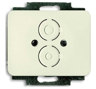 Центральная пластина цвета слоновой кости/белый для маленьких разъемов - Control 1748-22G