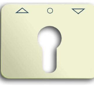 Центральный диск цвета слоновой кости/белый для профильного полуцилиндра - накладка для венецианских жалюзи...