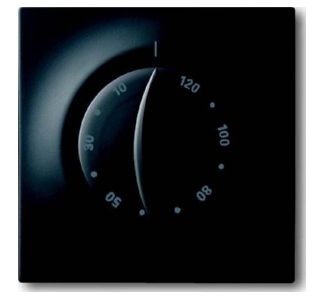 Центральный дисковый матовый черный таймер, 120 мин - Крышка для таймера, черная, 1771...