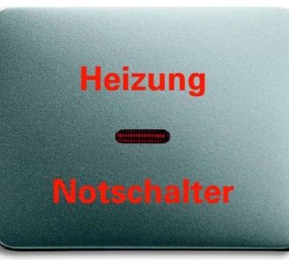 Тумблерный выключатель из титана с напечатанным на печатной плате аварийным выключателем отопления - Защитная накладка для выключателя/кнопки...