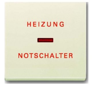 Аварийный выключатель отопления, кремово-белый - крышка для выключателя/кнопки 1789 H-82