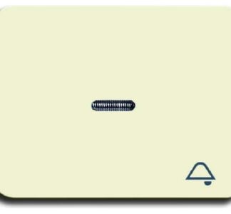 Белый переключатель с символом колокольчика - Крышка для переключателя/кнопки 1789 KI-22G