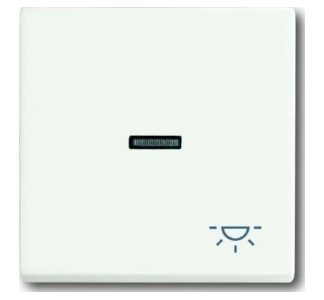 Накладка на переключатель/кнопку Studio Rocker, матово-белая, с подсветкой...