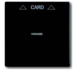 Центральный дисковый переключатель для карточного выключателя - Накладка на переключатель/кнопку, черная, 1...