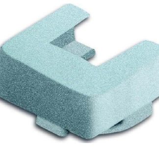 Входное отверстие для кабельного канала из алюминия серебристого цвета - Задвижка для кабельного канала из алюминия 2087-83