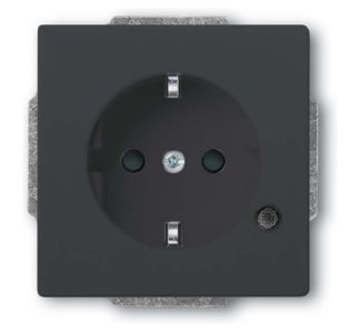 Вставка розетки SCHUKO антрацит - Розетка ( 20 EUCBL-81