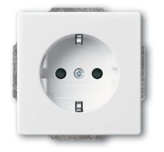 Вставка для розетки SCHUKO, студийная, белая - розетка (20 EUCRB-84)