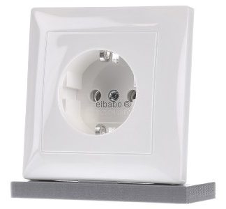 Встраиваемая розетка Schuko, альпийский белый - Электрическая розетка 20 EUJ-914