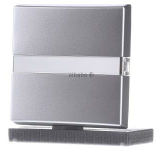 Переключатель-качелька из алюминия серебристого цвета, с возможностью отключения, с описанием - Крышка для переключателя/кнопки 210...