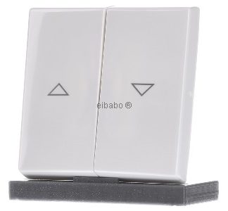 Крышка для белого переключателя жалюзи Alpine Rocker 2126-34