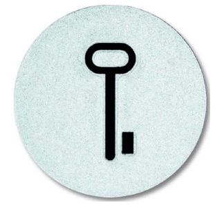 Кнопка с символом двери — маркировка для национального коммутационного устройства 2144 TR