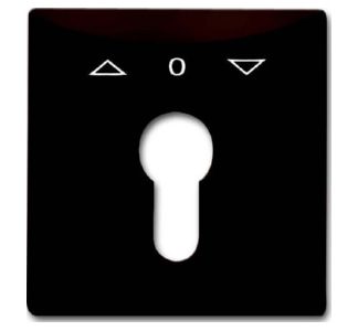 Коричневый центральный диск для профильного полуцилиндра - накладка для жалюзи коричневого цвета...