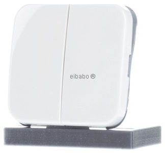 Накладка на переключатель/кнопку Rocker Alpine White Series, белая, 2505-214