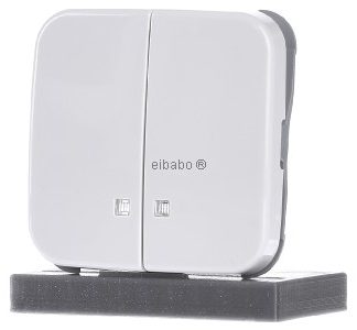 Крышка для белого переключателя/кнопки Alpine Rocker White 2505 K-214