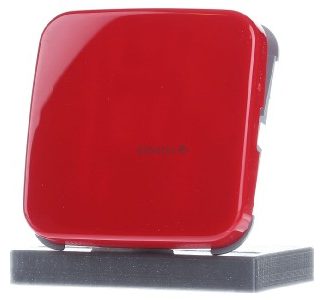 Крышка переключателя/кнопки красного цвета RAL3020 - 2506-217-101