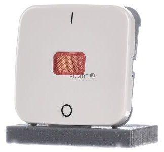 Белый переключатель-качелька с 2 контактами - Крышка для переключателя/кнопки 2508-212